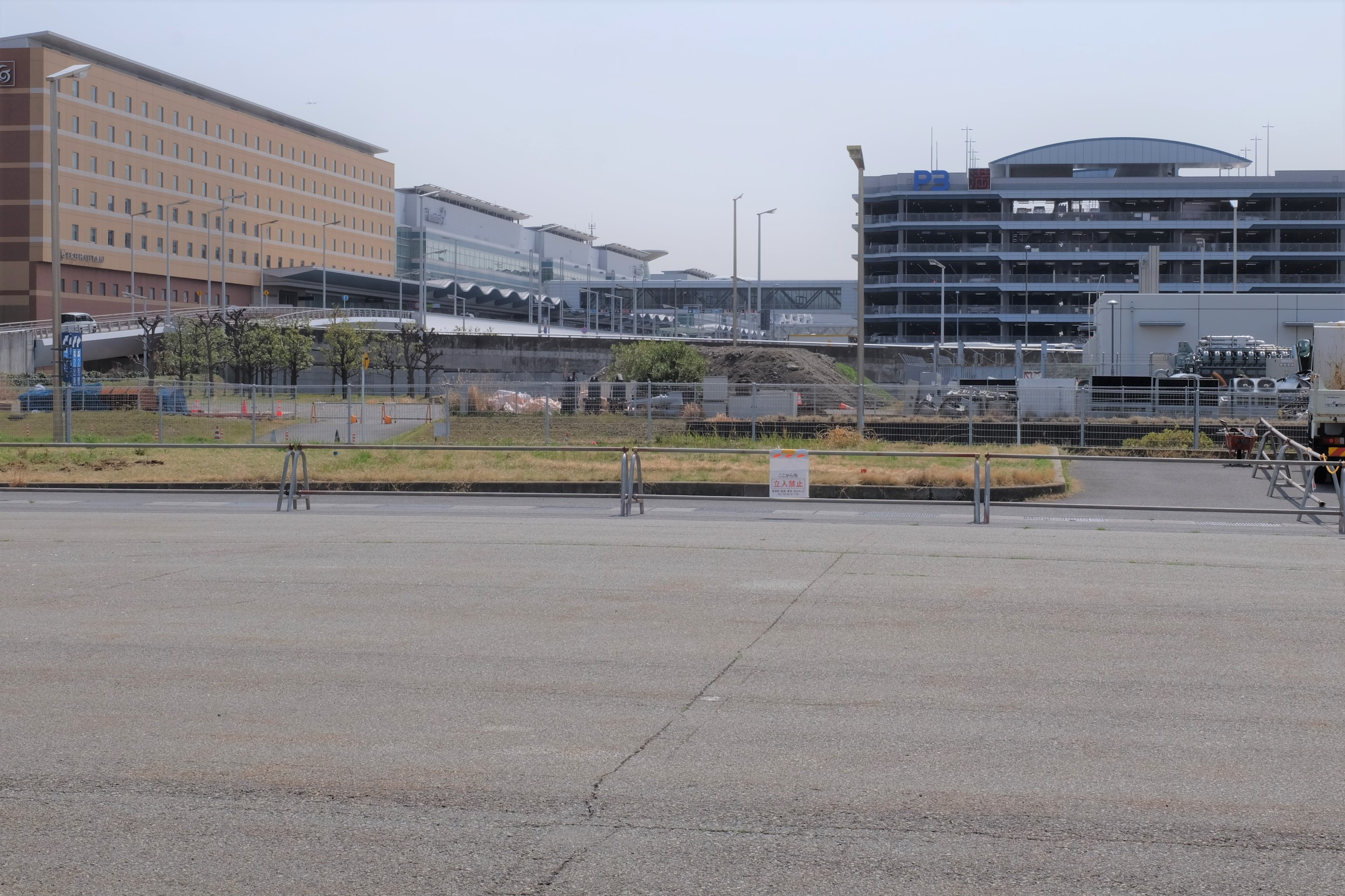 現場の様子（立坑予定地）