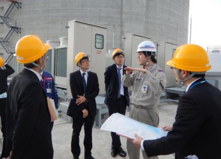 日立LNG基地での様子②