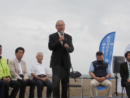 本間 源基 ひたちなか市長の挨拶