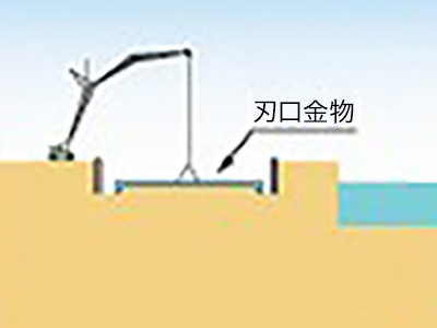 刃口金物設置