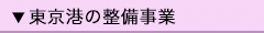 東京港の整備事業