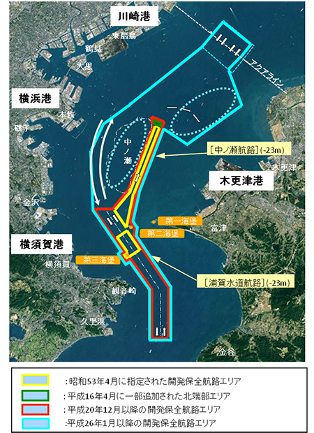 航路の紹介（開発保全航路-東京湾中央航路） | 国土交通省関東